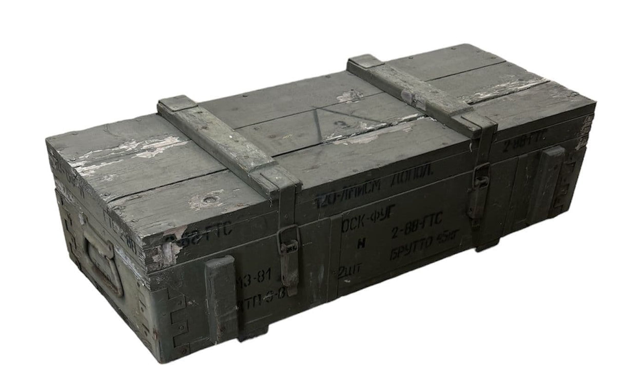 Soviet Military XL Wooden Ammo Box