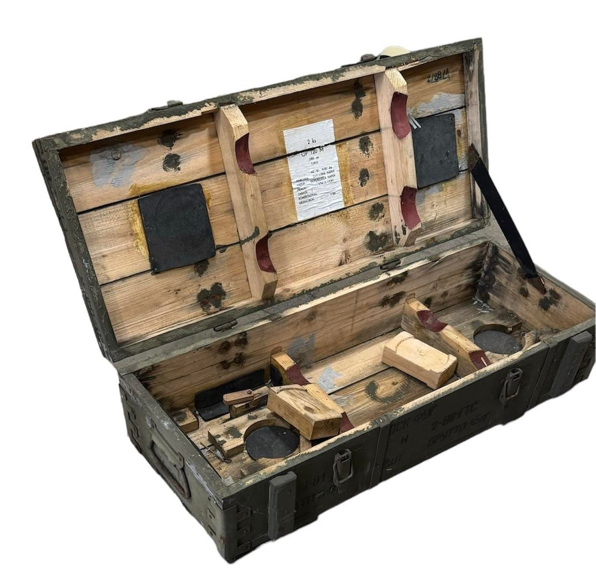 Soviet Military XL Wooden Ammo Box