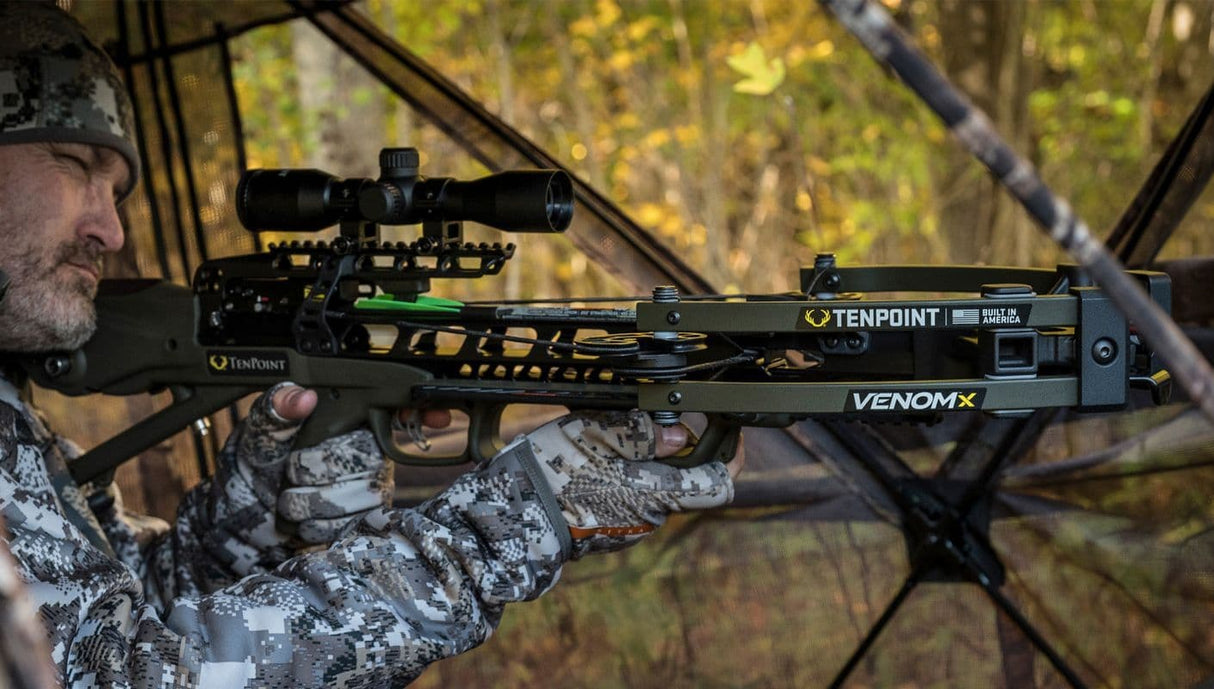 Tenpoint VenomX ACUSlide Compound Crossbow Package in Moss Green