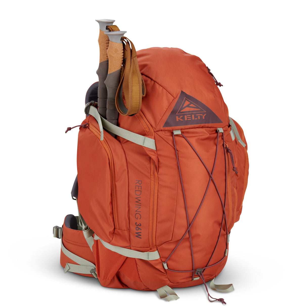 Kelty Redwing 36 Womens Backpack Bag - Cinnamon Stick/Iceberg Green