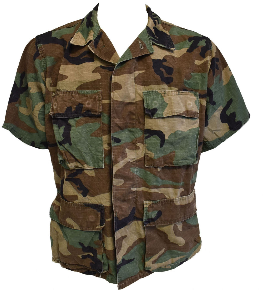 US Military M81 Woodland BDU Camo Short Sleeve Shirt