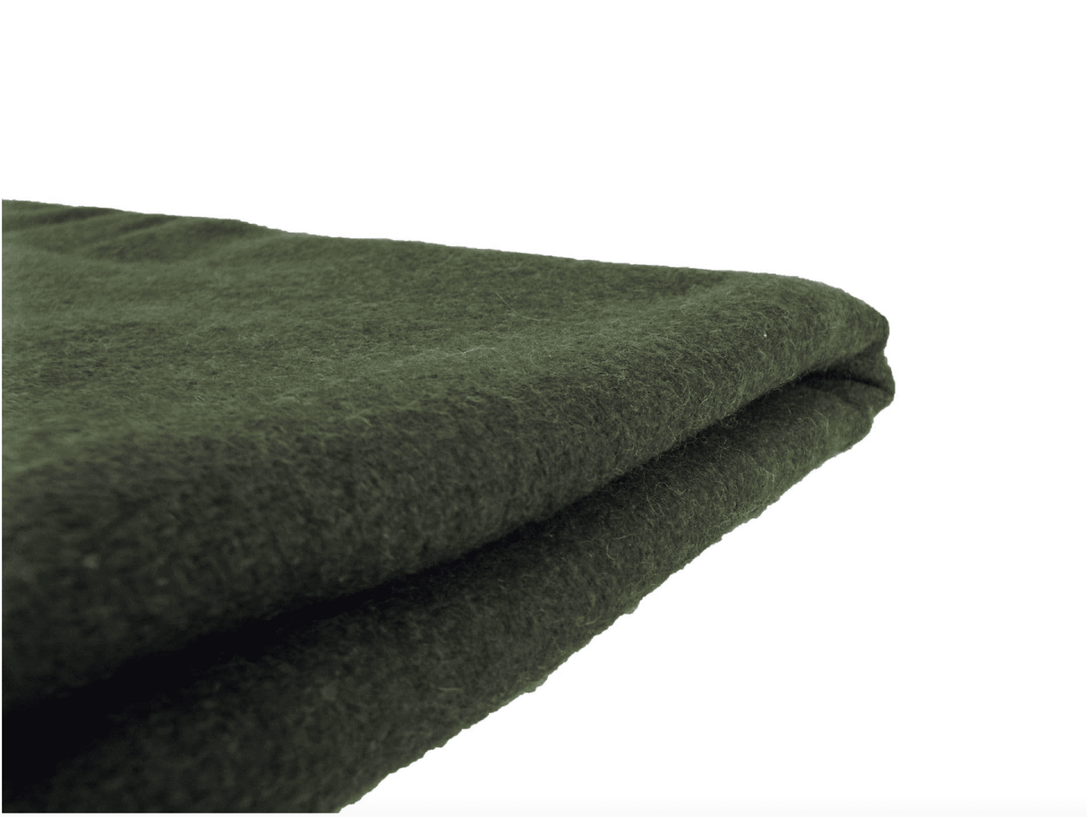US Military Olive Wool Blanket - Brand New