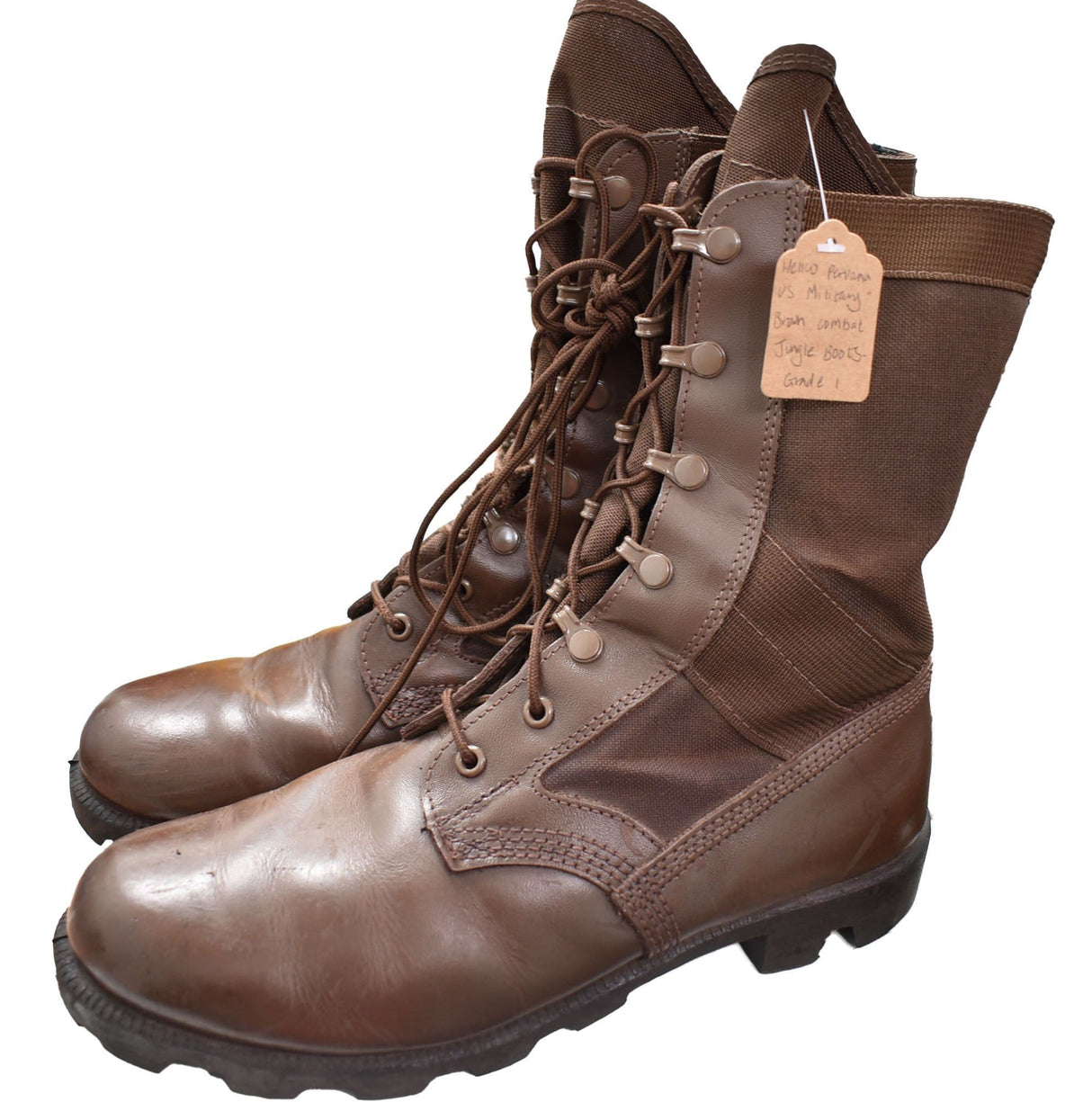Wellco Peruana US Military Brown Combat Jungle Boots