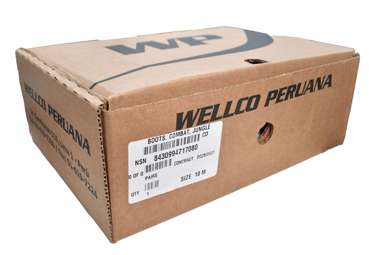 Wellco Peruana US Military Combat Jungle Boots - Brand New