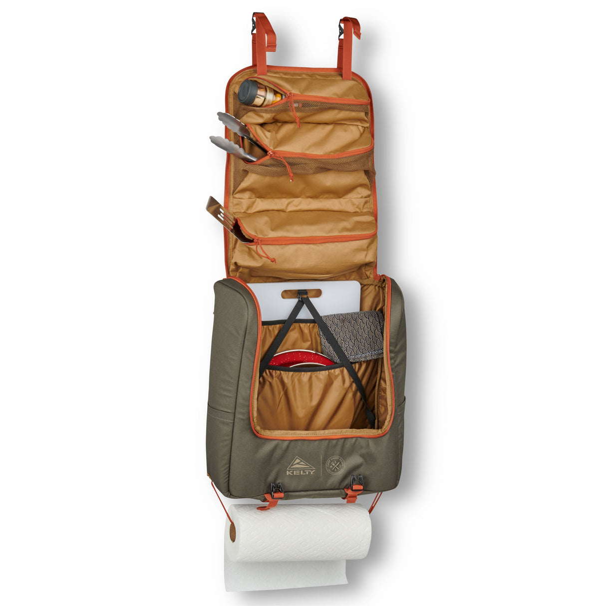 Kelty Camp Galley Deluxe Camp Kitchen Organiser - Beluga / Dull Gold
