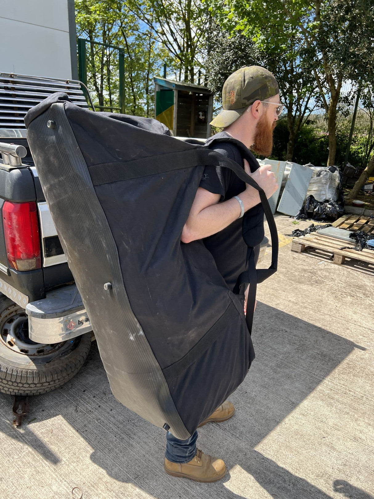 XXL Riot Police Huge Black 200L Holdall