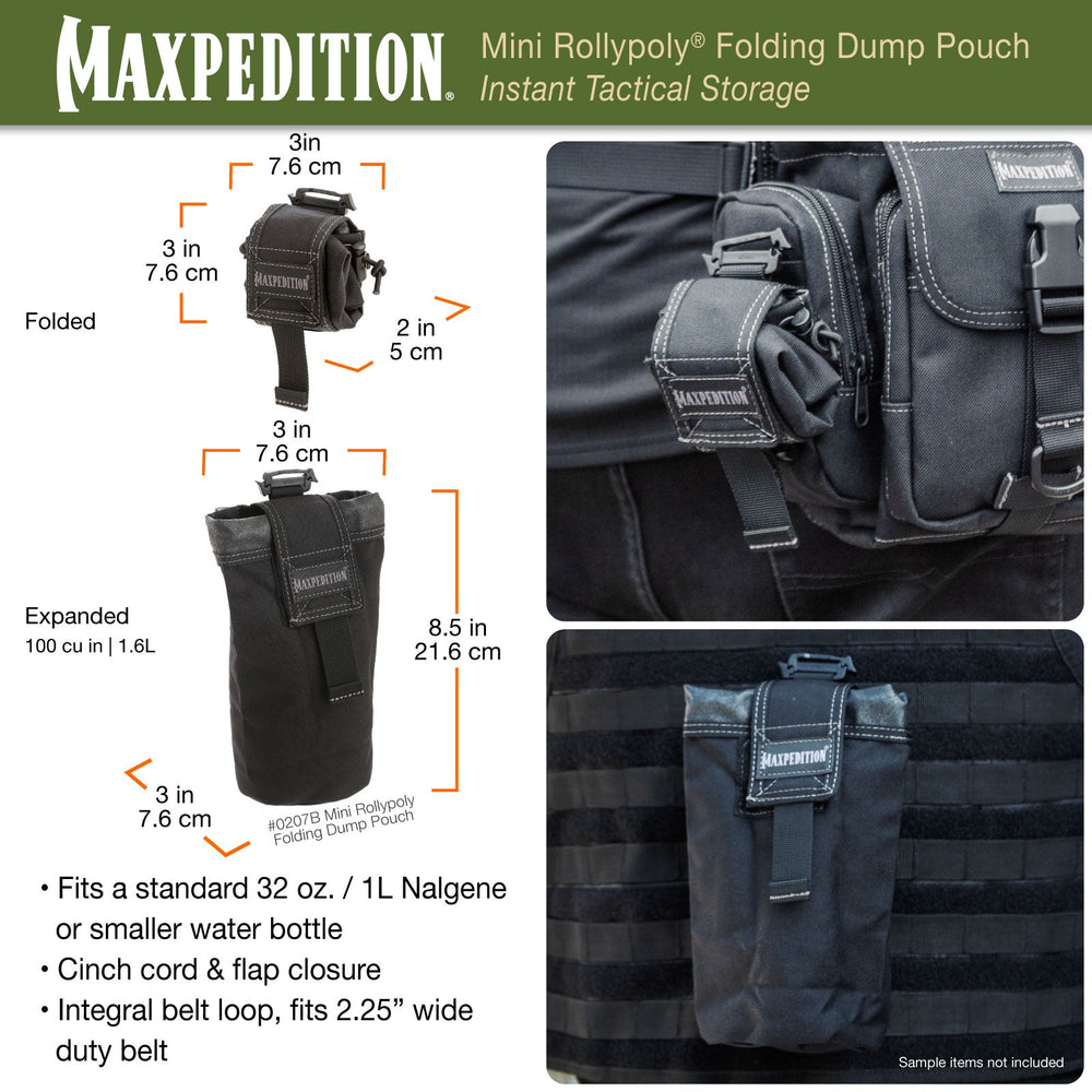 Maxpedition Mini ROLLYPOLY Khaki Foliage Dump Pouch