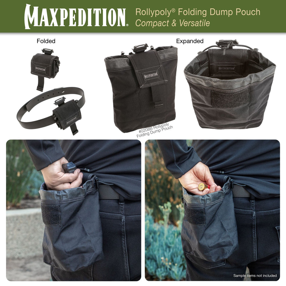 Maxpedition ROLLYPOLY Khaki Foliage Folding Dump Pouch