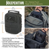 Maxpedition FR-1 Combat Black Medical Pouch