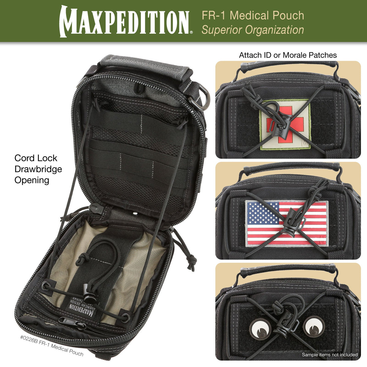 Maxpedition FR-1 Combat Fire/EMS Red Medical Pouch