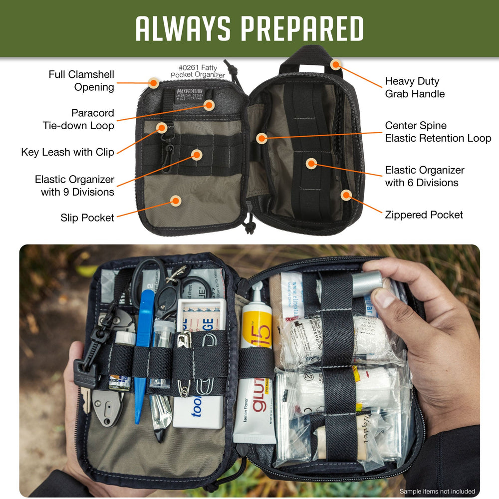 Maxpedition Fatty Black Pocket Organiser