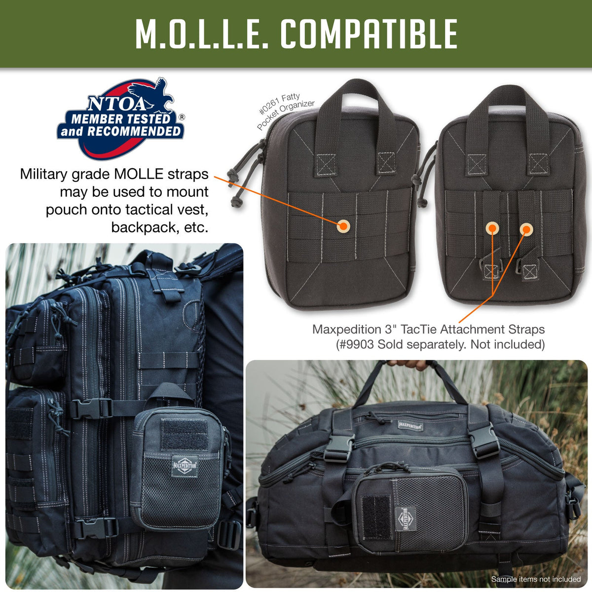 Maxpedition Fatty Khaki Pocket Organiser