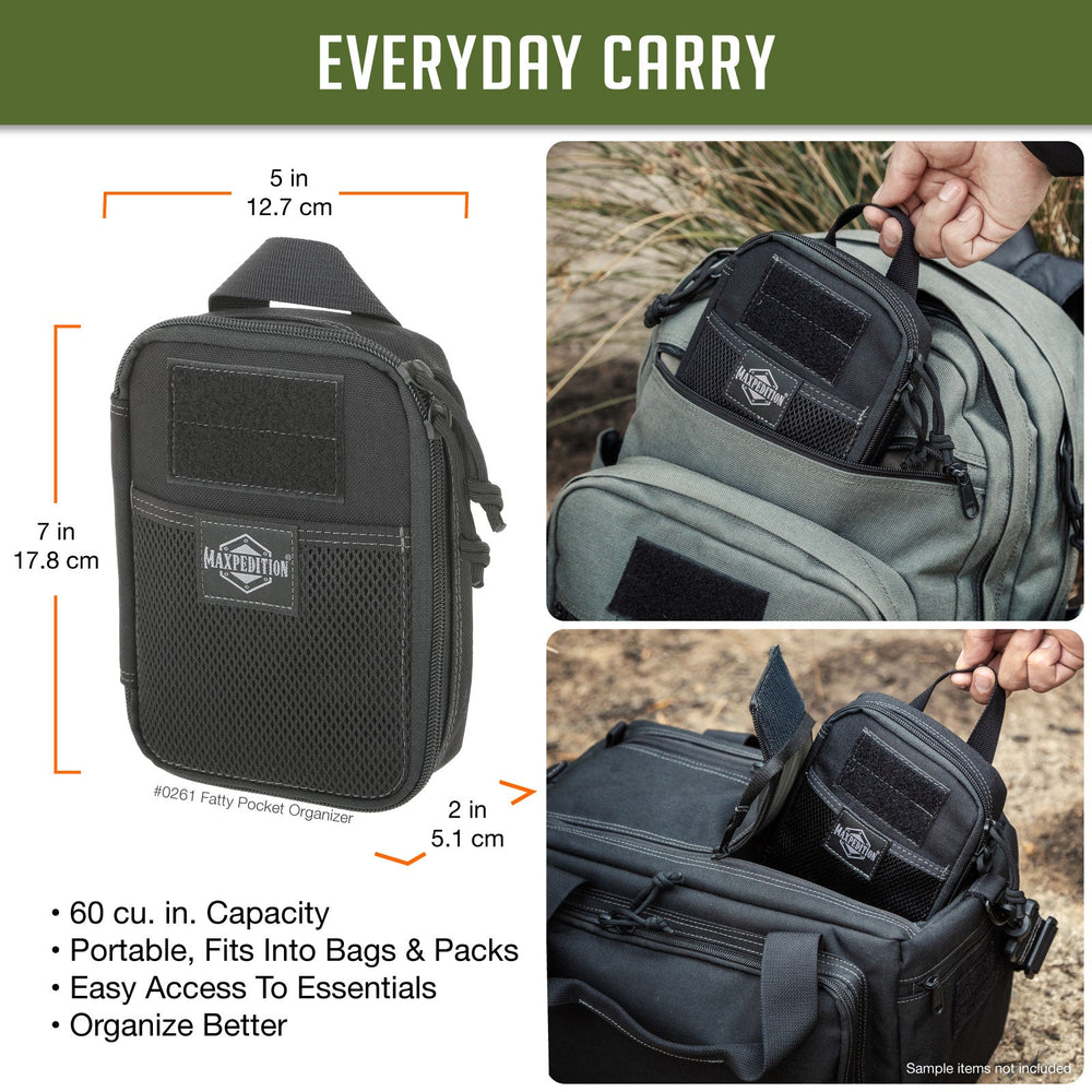 Maxpedition Fatty Wolf Grey Pocket Organiser