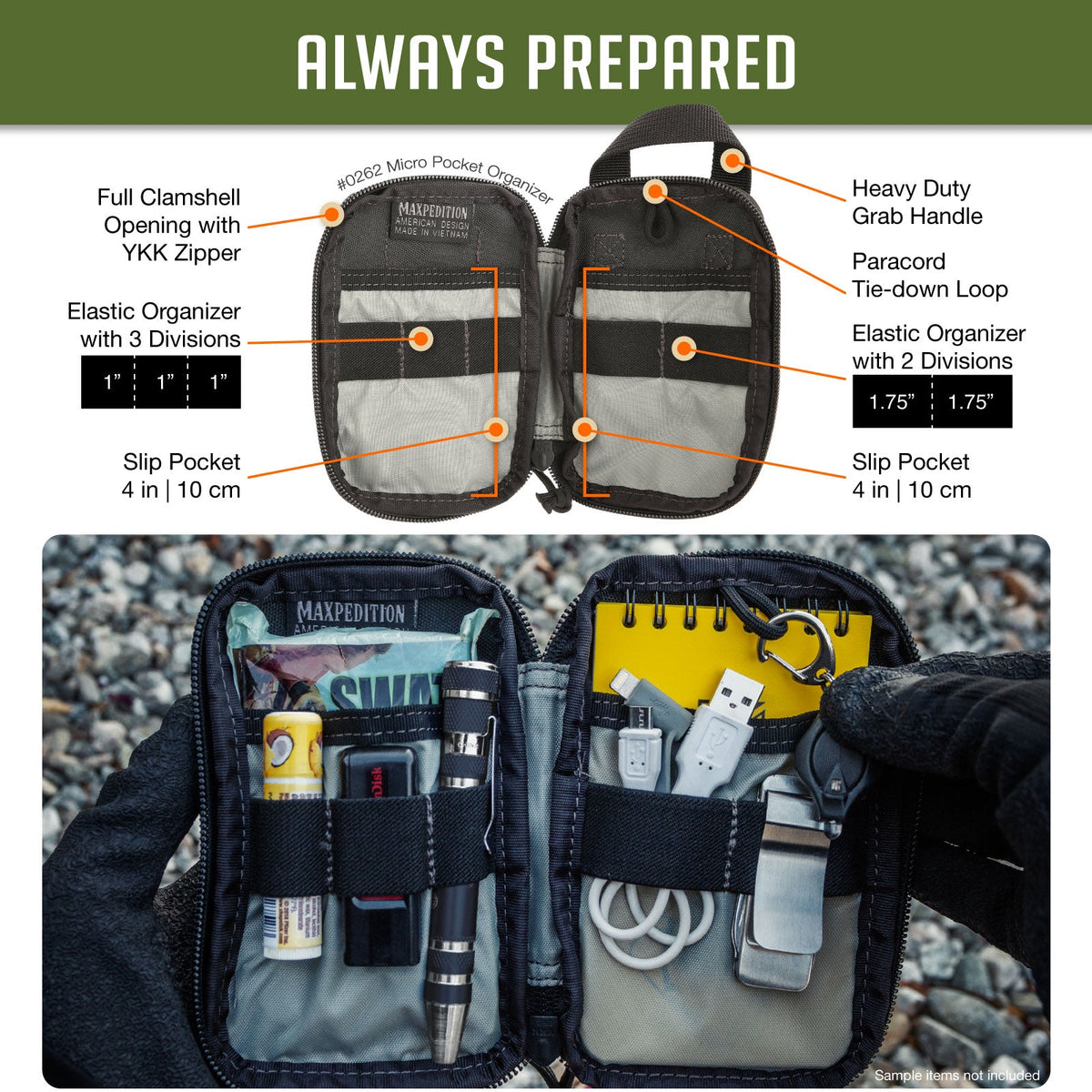 Maxpedition Micro OD Green Pocket Organiser