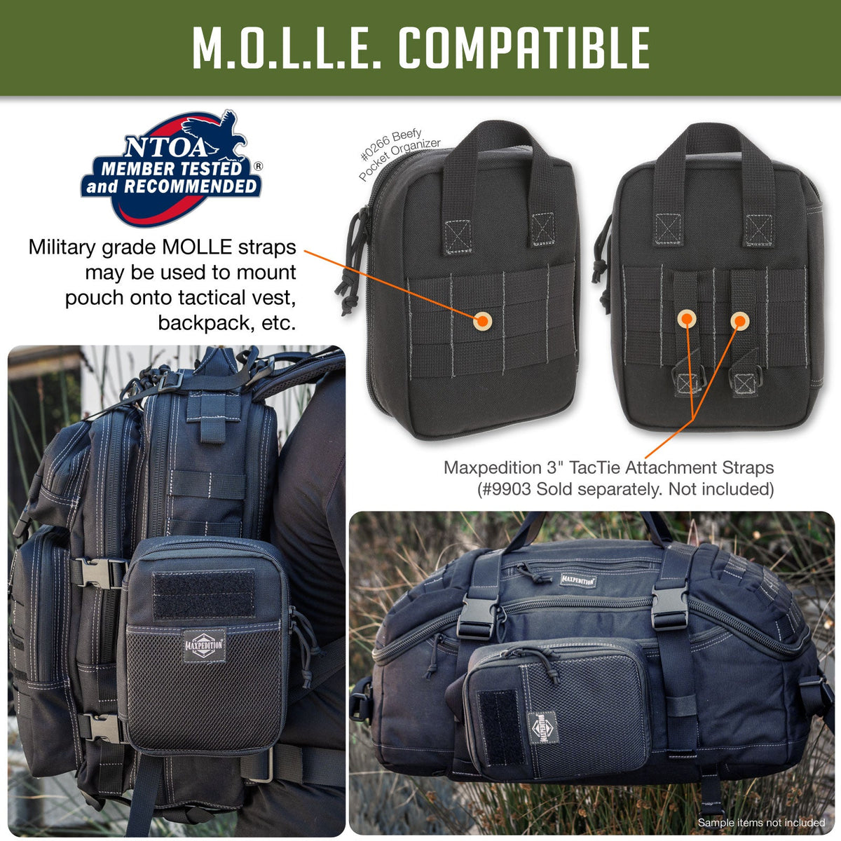 Maxpedition BEEFY OD Green Pocket Organiser