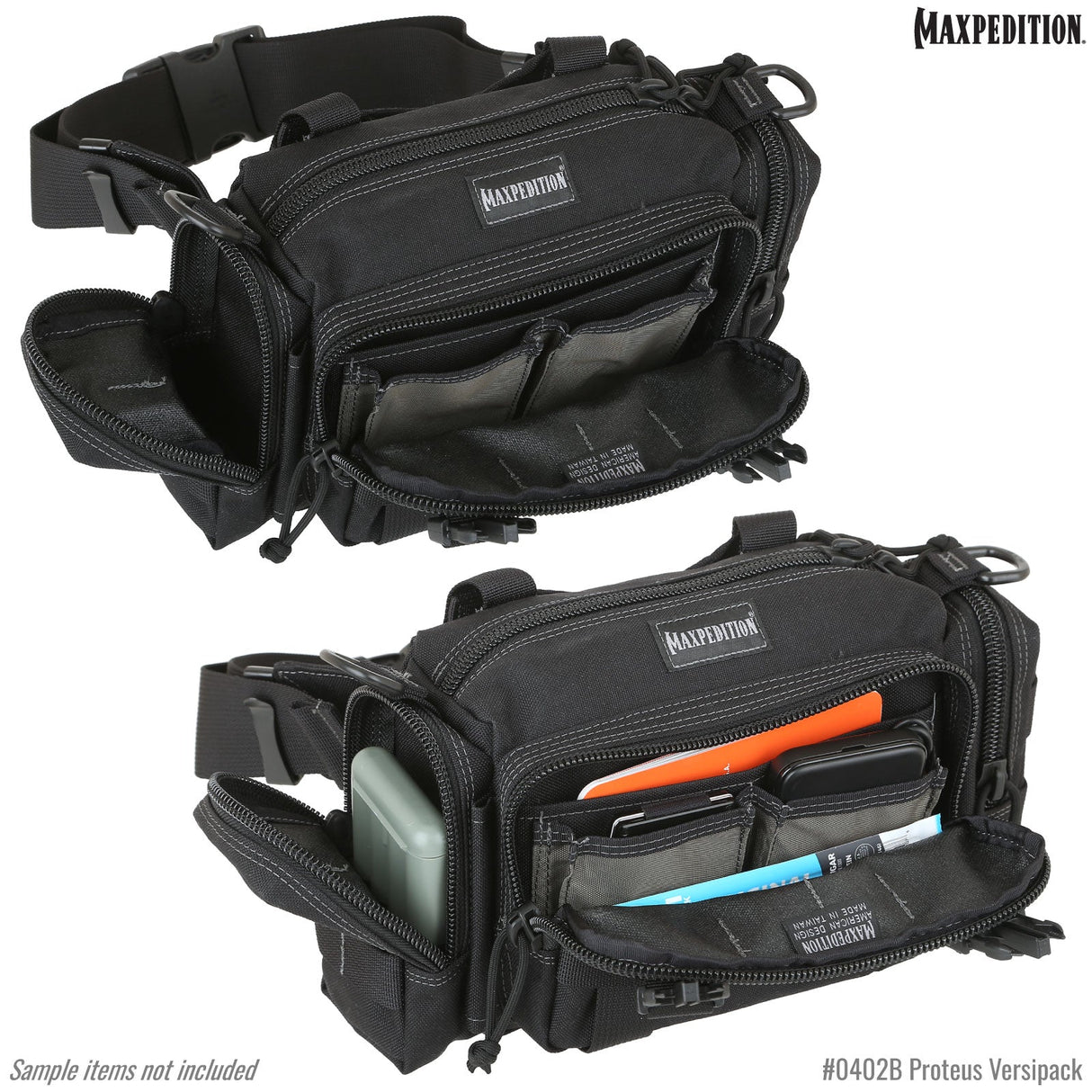 Maxpedition Proteus Black Versipack