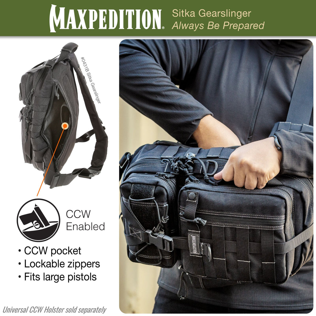 Maxpedition Sitka Foliage Green Gearslinger