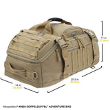Maxpedition DOPPELDUFFEL Black Adventure Bag