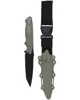 Kombat UK Airsoft Tanto Fixed Blade Plastic Dummy Knife - Coyote