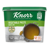 1kg Knorr Professional Gluten Free Vegetable Paste Bouillon - Bulk Food Ration Storage