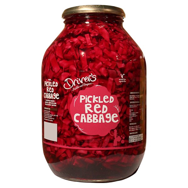 2.25kg Driver's Pickled Red Cabbage - Bulk Food Ration Storage