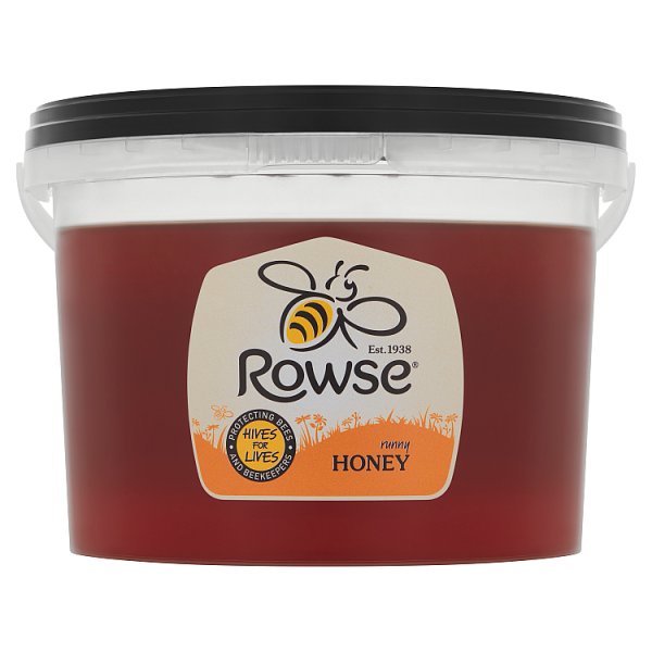 3.17kg Rowse Runny Honey - Bulk Food Ration Storage