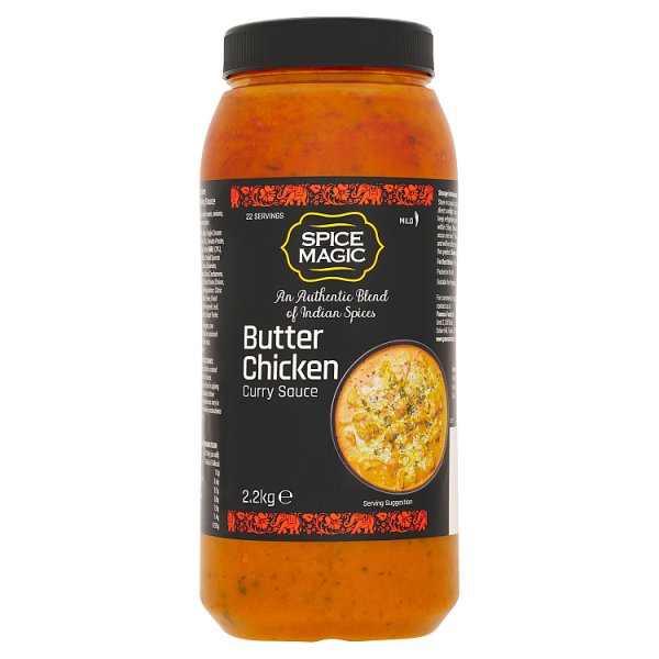 2.2kg Spice Magic Butter Chicken Curry Sauce - Bulk Food Ration Storage