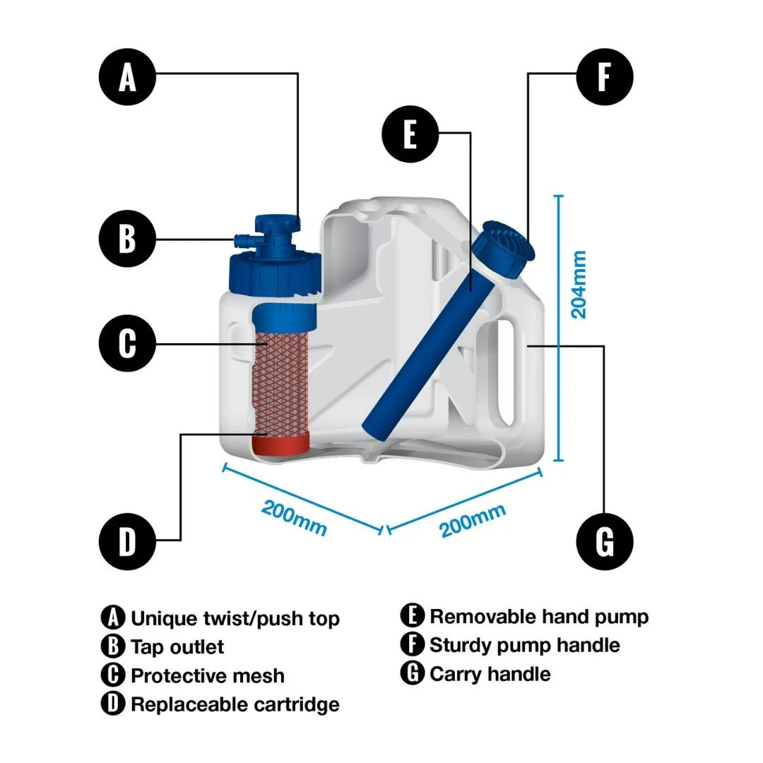 LifeSaver 5000 Litres Water Purification Cube