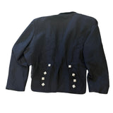 British Military Scottish Prince Charlie Black Kilt Jacket