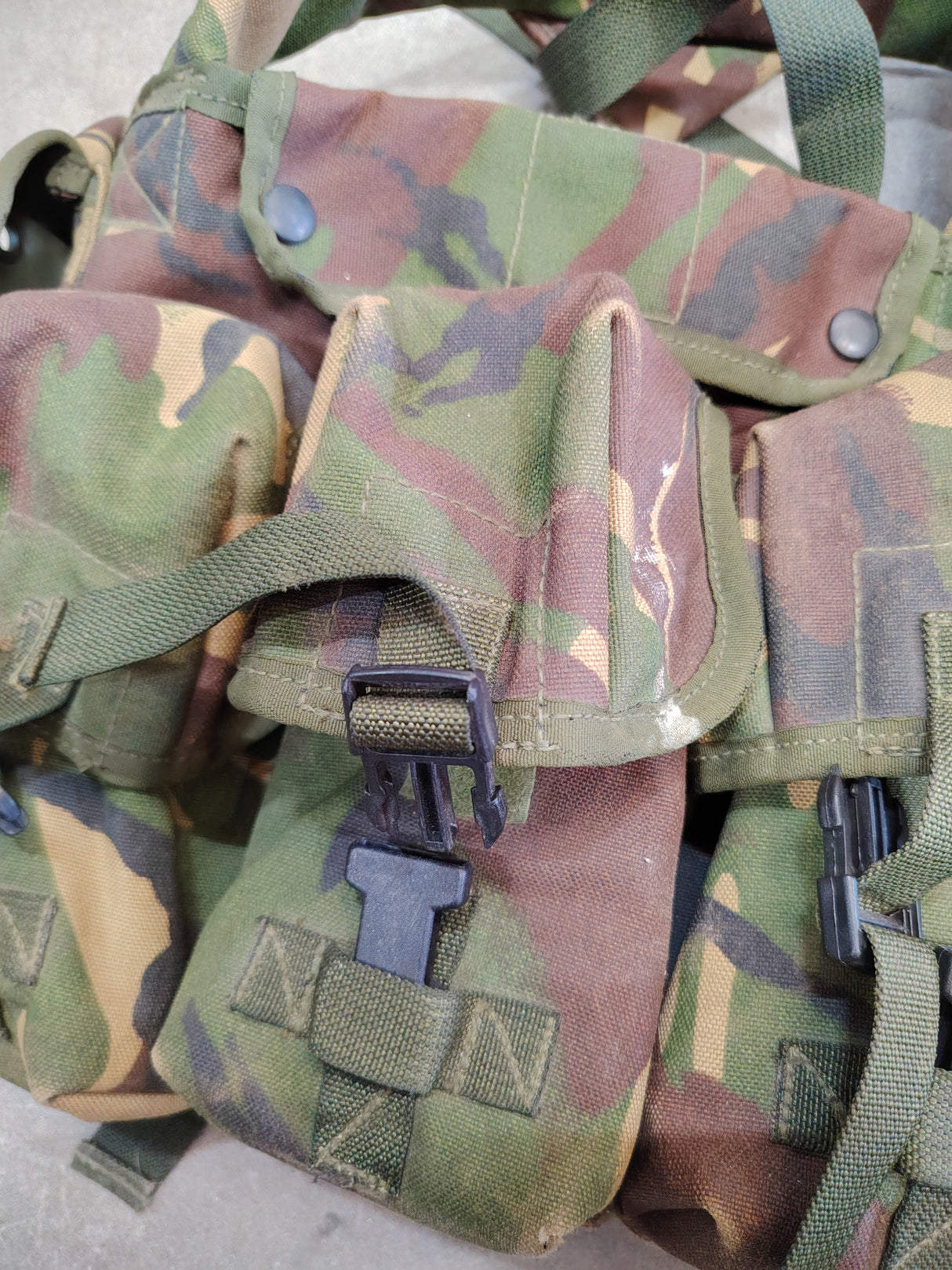 British Army IRR DPM NI Chest Webbing - SAS Issue