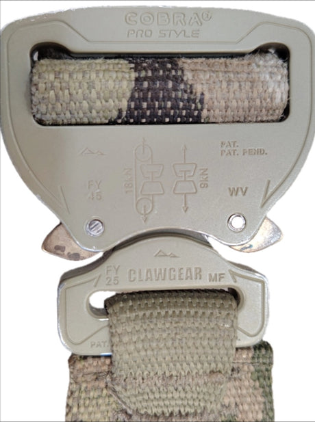 British Military Clawgear Tactical Belt Multicam Cobra Buckle