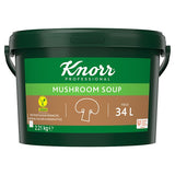 2.21kg Knorr Professional Mushroom Soup Powder 34 Litre - Bulk Food Ration Storage