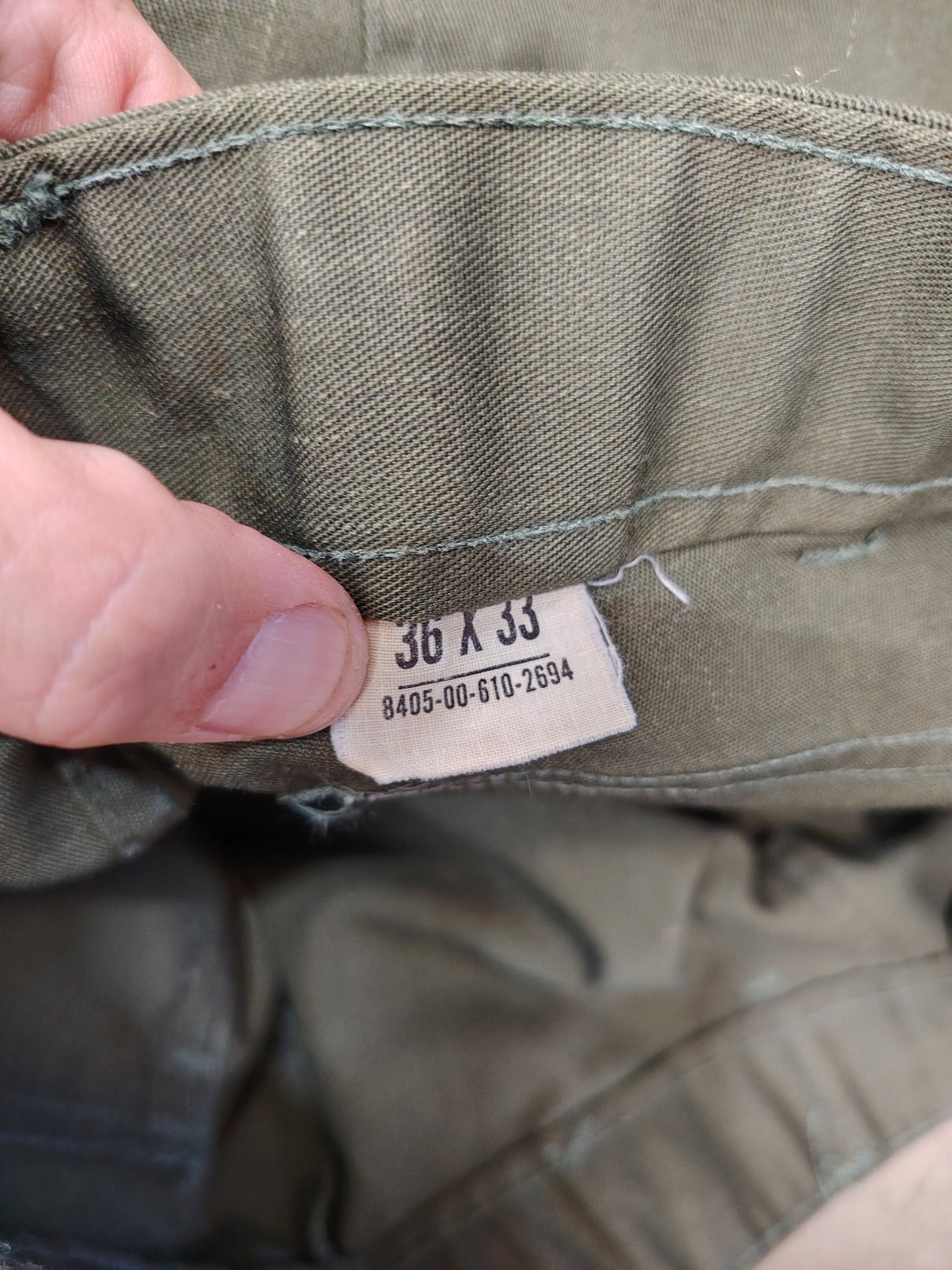 US Army 1978 Green Fatigues Pants OG 507 Utility Trousers