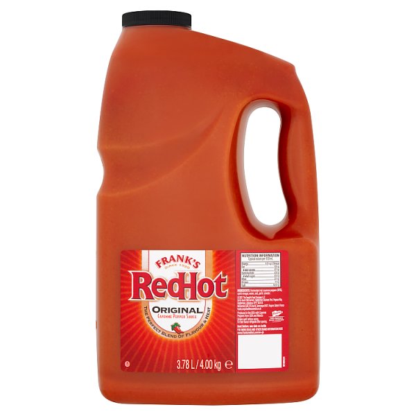 Frank's Red Hot Original Cayenne Pepper Sauce 3.78 Litre - Bulk Food Ration Storage