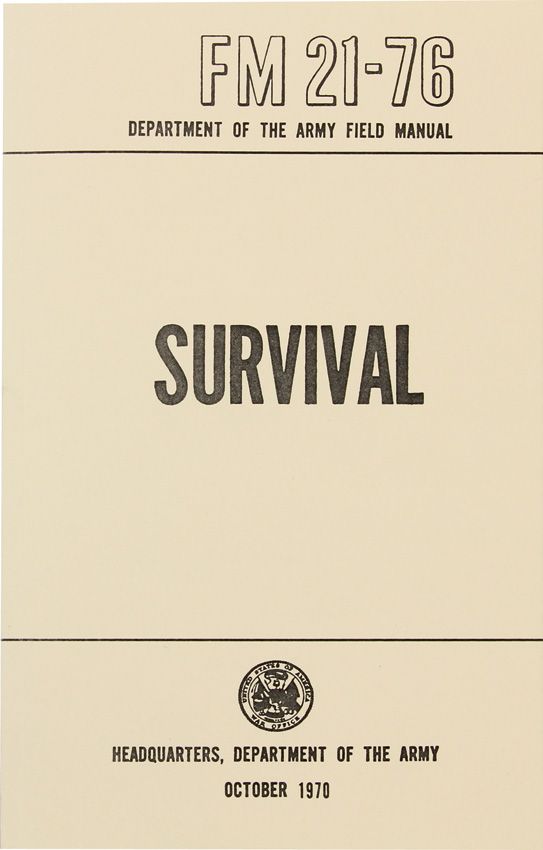 Survival Book Headquarters - Department of the Army