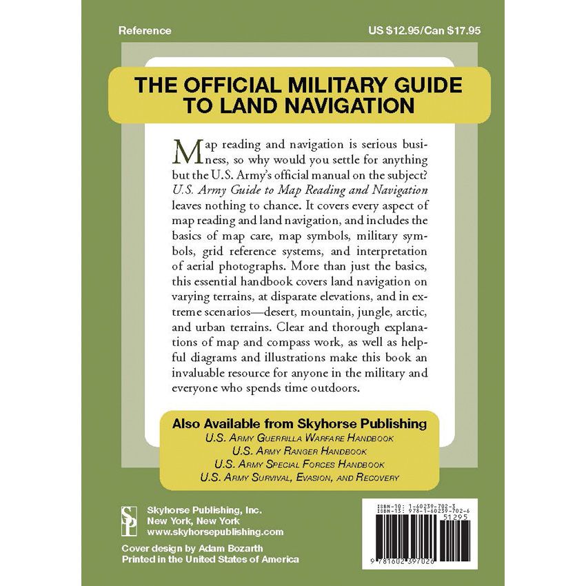 U.S. Army Guide to Map Reading Book