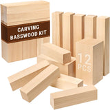 Set of 12 Beavercraft Carving Blocks Set