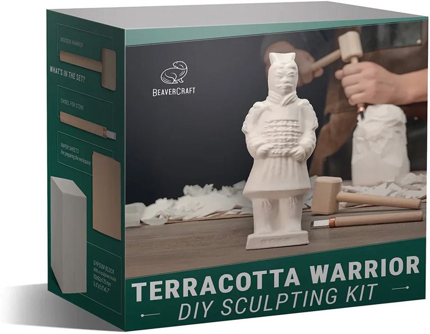 Beavercraft DIY Sculpting Kit Warrior