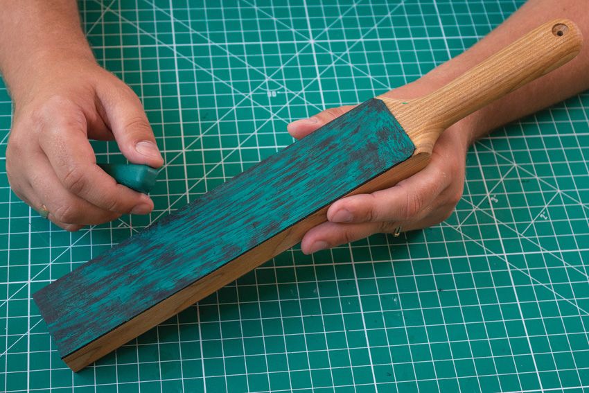Beavercraft Leather Paddle Strop w/Comp