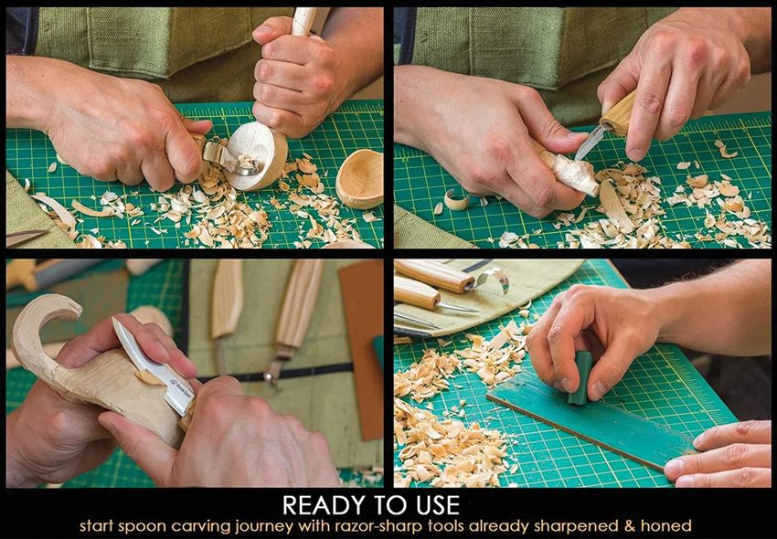Beavercraft Extended Spoon Carving Set