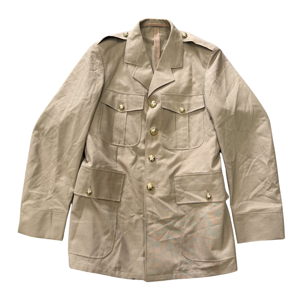 Belgian Military Formal Jacket with Metal Buttons & Shoulder Epaulettes