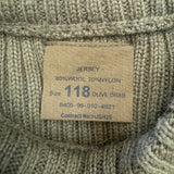 British Military Issue Olive Drab Wool Sweater