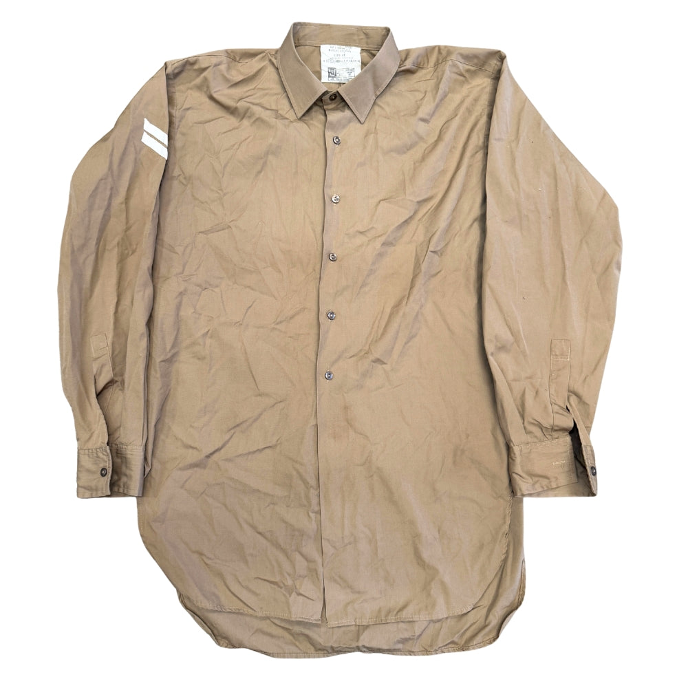 British Military Men's Dress Shirt Khaki
