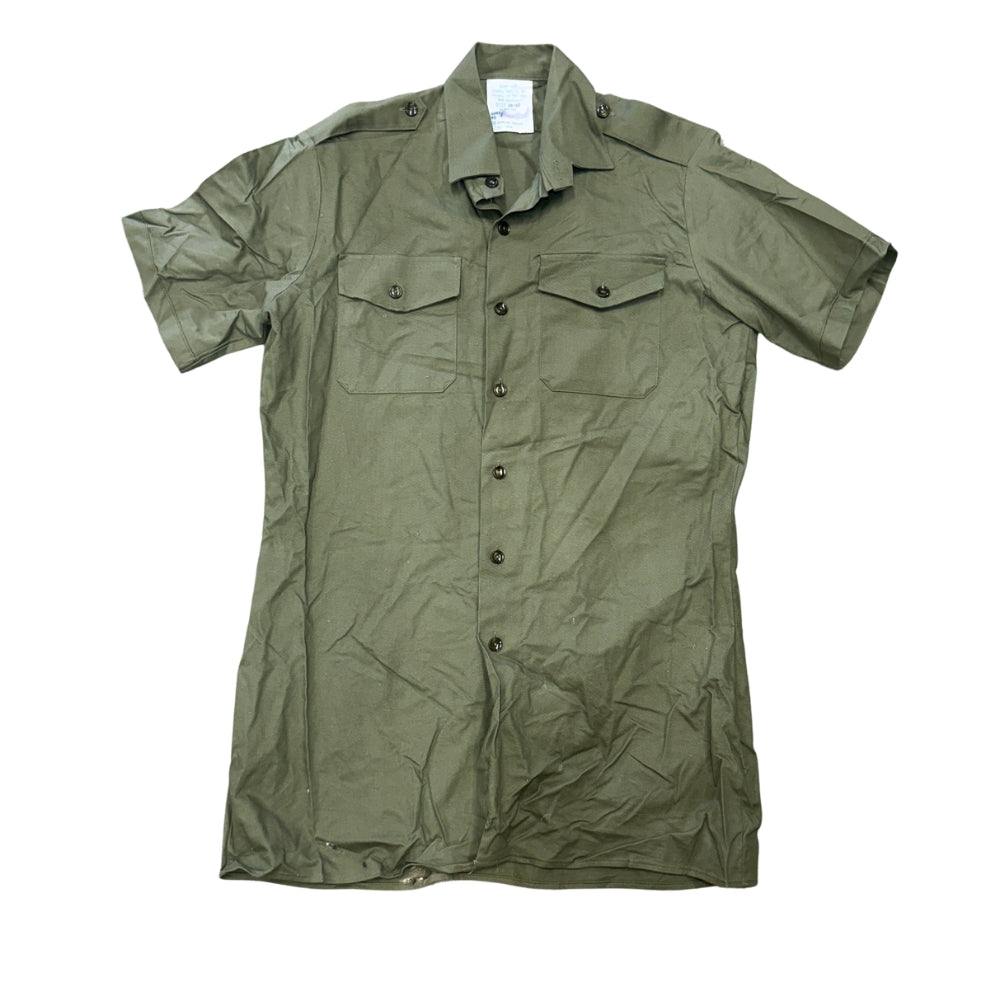 British Military Men's General Service Short Sleeve Shirt - Olive