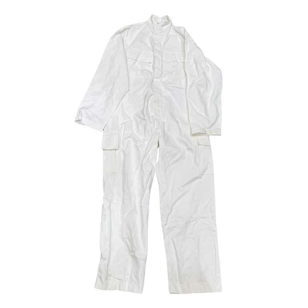 British Military Men's General Service White Cotton Coveralls