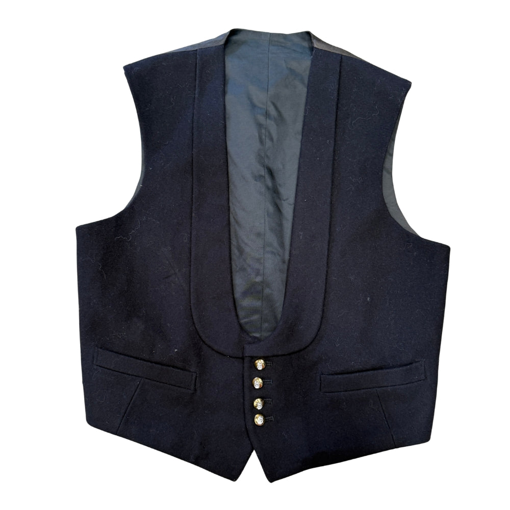British Military Men's Royal Marines Officers' No.2B Mess Dress Waistcoat
