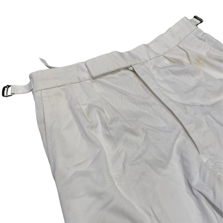 British Military Royal Navy Men's White Shorts