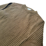 British Military Style Dark Olive Green Knitted Jumper