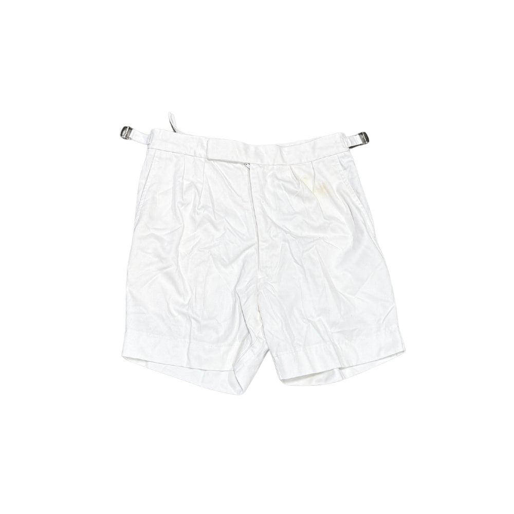 British Military Royal Navy Men's White Shorts
