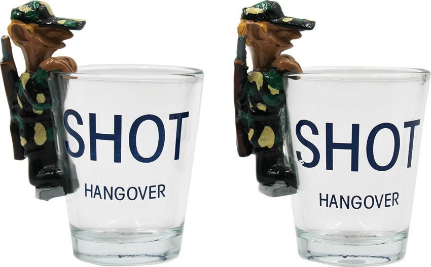 Caliber Gourmet Hangover Shot Glass Set